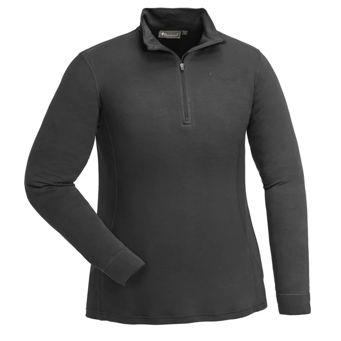 Polaire demi zippu00e9 femme Pinewood Abisko Merino Base [Taille XS]