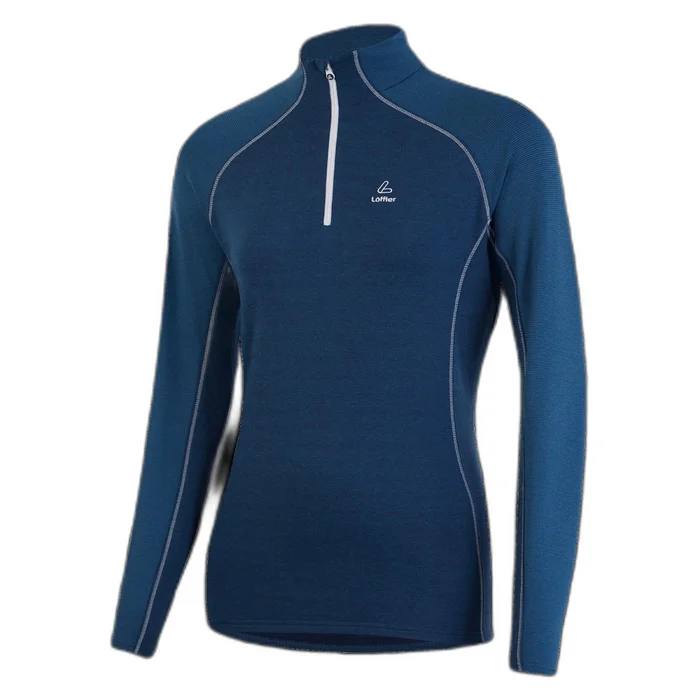 Polaire fines rayures femme Lu00f6ffler Midlayer Transtex [Taille XS]