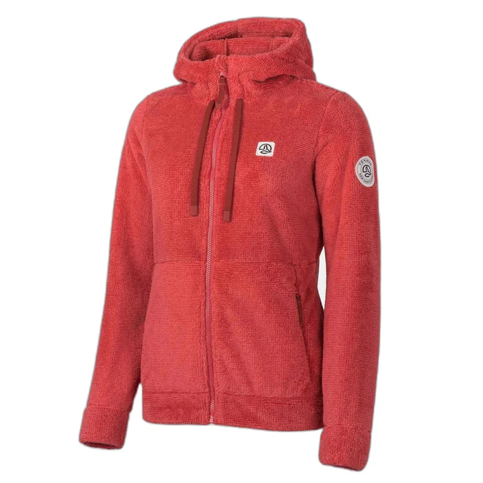 Polaire u00e0 capuche u00e0 poils longs femme Ternua Red Cove [Taille L]