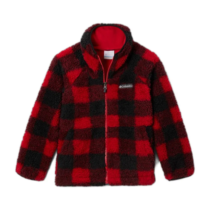 Polaire zippu00e9 imprimu00e9 sherpa enfant Columbia Winter Passu2122 [Taille 4/5 ans]