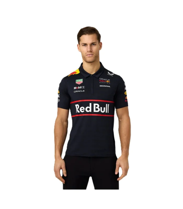 Polo à manches courtes F1 Oracle Red Bull Racing Teamline pour homme – Ciel nocturne