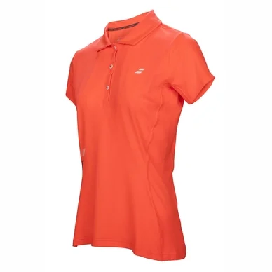 Polo Babolat Core Club Women Fluo Red