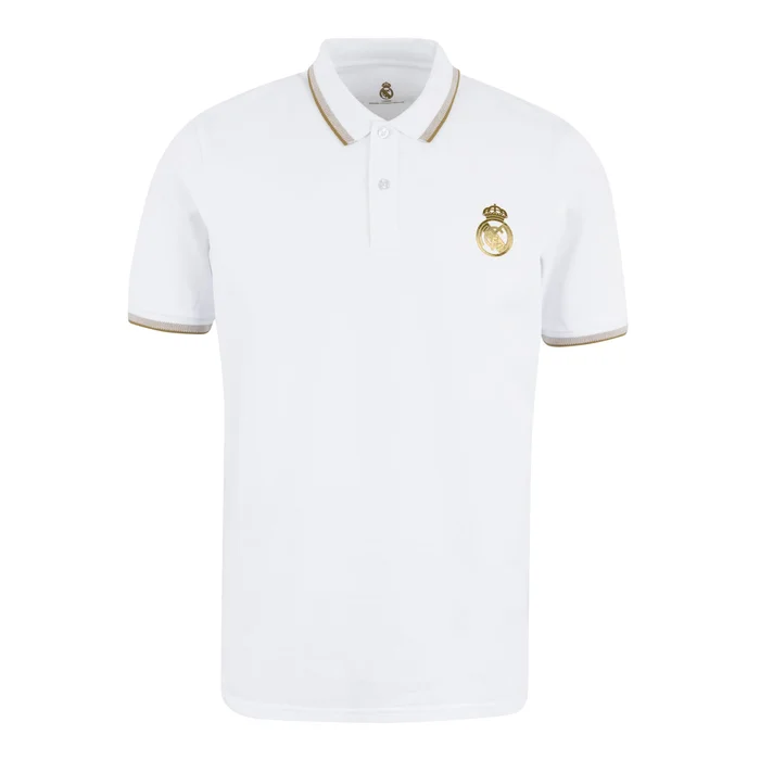 Polo Blanc & Or hommes – Boutique Officiel Real Madrid CF