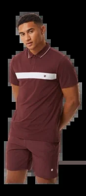 Polo de Tennis Björn Borg Men Ace Light Polo Decadent Chocolate