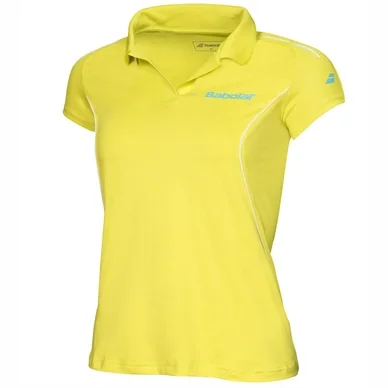 Polo de Tennis Femme Babolat Core Jaune Citron