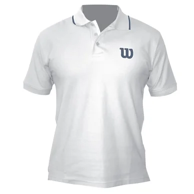 Polo de Tennis Homme Wilson W Blanc