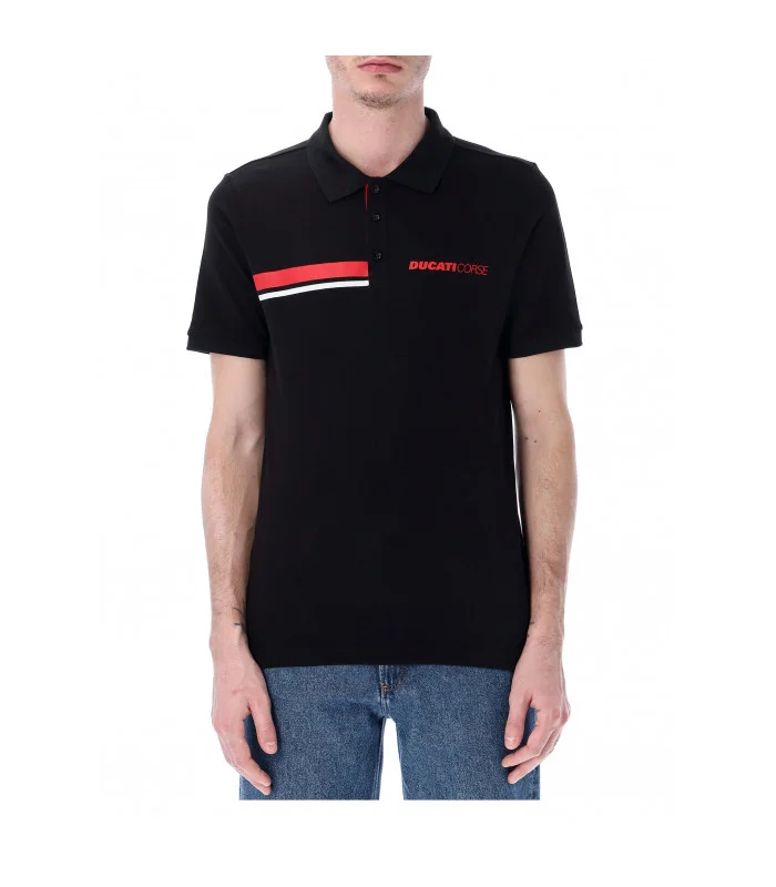Polo Ducati Corse Stripes Officiel MotoGP