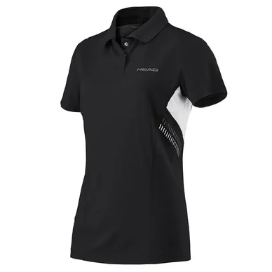 Polo HEAD Club Technical Polo Shirt Girls Black