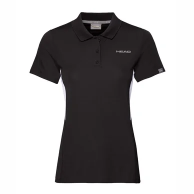Polo HEAD Femme Club Tech Black