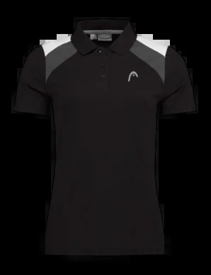 Polo HEAD Femmes Club 22 Tech Black