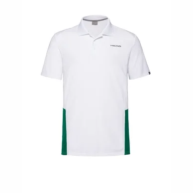 Polo HEAD Homme Club Tech White Green