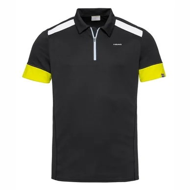 Polo HEAD Homme Golden Slam Black Yellow