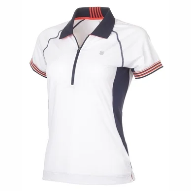 Polo K Swiss Heritage Polo Femme White