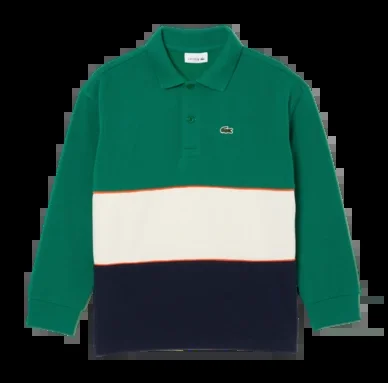 Polo Lacoste Garçon PJ1262 Rocket Sunrise Lapland Navy