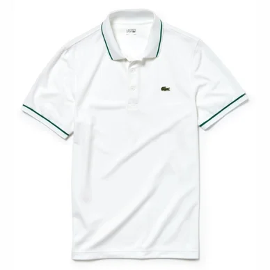 Polo Lacoste Homme DH9630 White Woodland Green