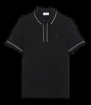 Polo Lacoste Homme PH8184 Coupe Régulière Noir