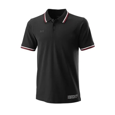 Polo Wilson Homme Since 1914 Pique Polo Noir