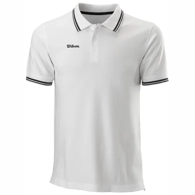 Polo Wilson Men Team II Cotton Blanc