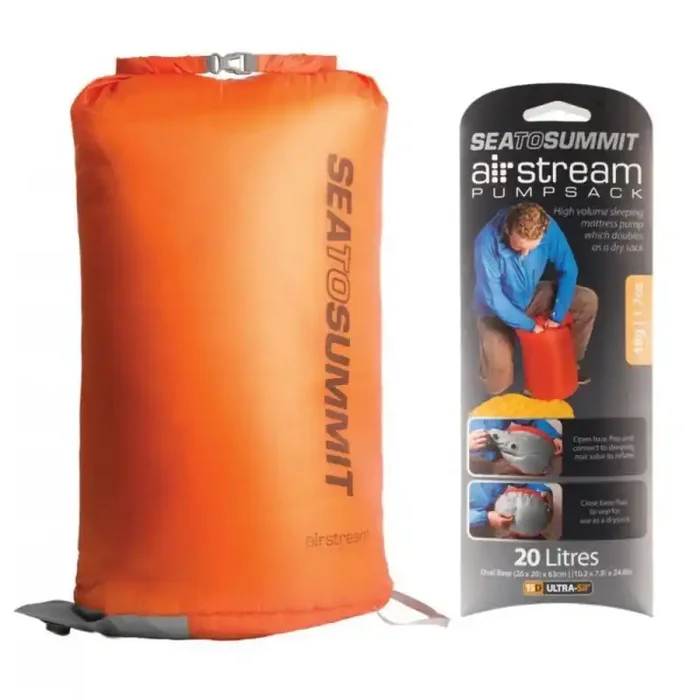 Pompe ultralégère Airstream Pumpsack 20 litres Sea to Summit Vente Flash