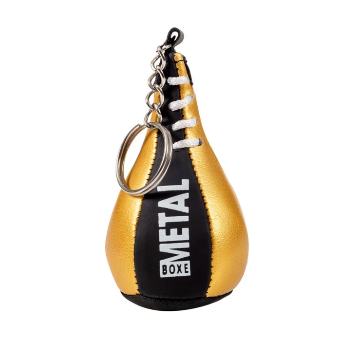 Porte-clé mini poire Metal Boxe [Taille 11×7 cm]