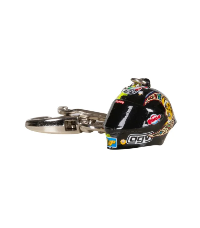 Porte-clés casque VR46 1997 Heritage 3D Moto GP Officiel Taille Unique Multicolore