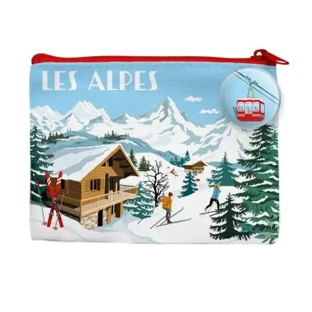 Porte Monnaie Les Alpes Cartes d'Art Remise
