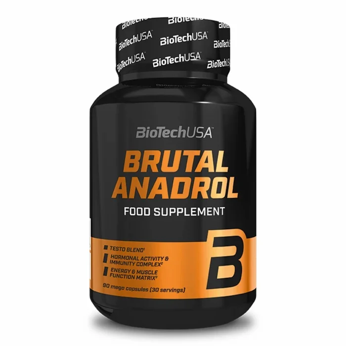 Pot de compléments alimentaire 90 méga gélules Biotech USA Brutal Anadrol