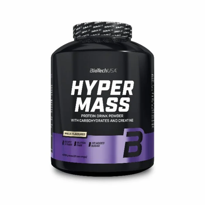 Pot de prise de masse Biotech USA hyper mass – Vanille – 4kg