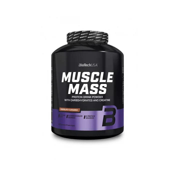 Pot de prise de masse musculaire Biotech USA – Fraise – 4kg