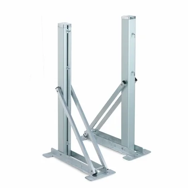 Poteau de Filet de Tennis Universal Sport Collapsible Argent