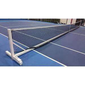 Poteau de tennis intégral en acier transportable