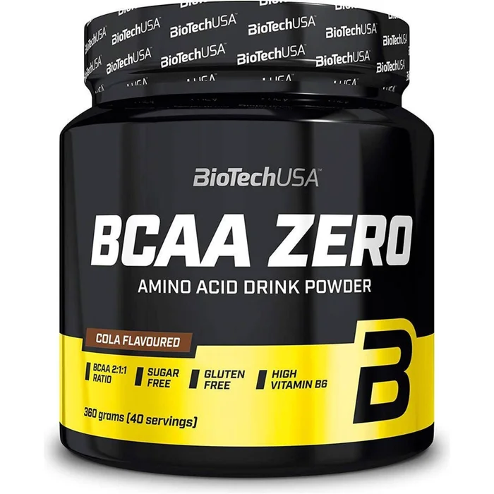 Pots d’acides aminés Biotech USA bcaa zero – Cola – 360g