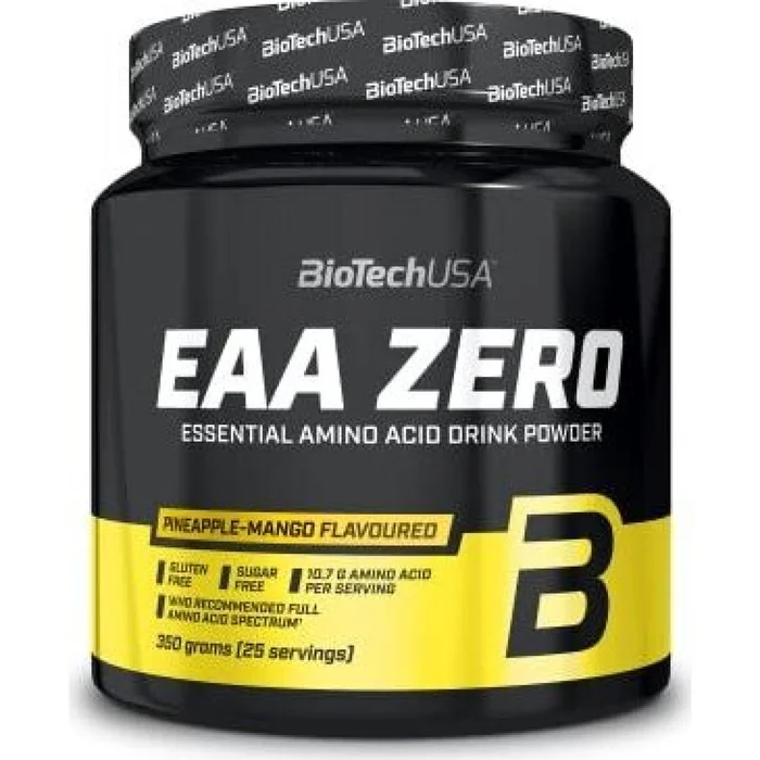 Pots d’acides aminés Biotech USA eaa zero – Ananas-mangue – 350g