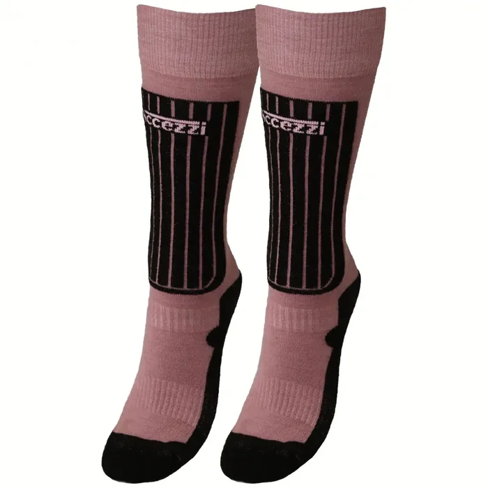 Premium Accezzi Merino 50, chaussettes de ski, femmes, 2 paires, rose