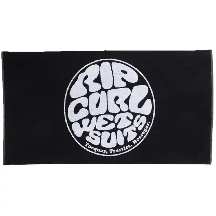 Premium Serviette de plage rip curl logos noir
