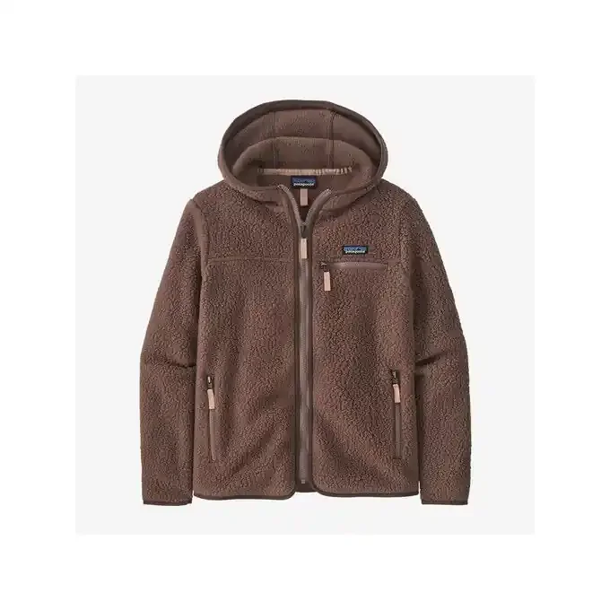 Premium Veste Patagonia W&rsquo;S RETRO PILE HOODY Dusky Brown