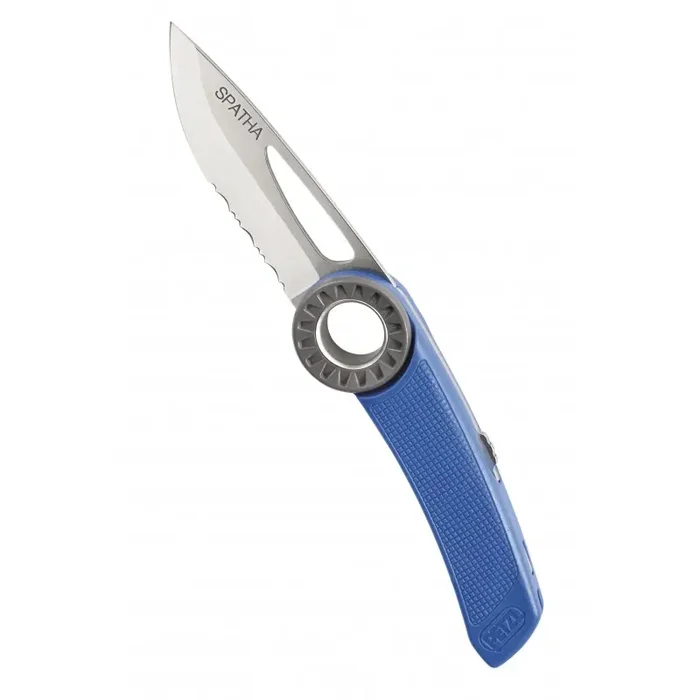 Prix Bas Couteau mousquetonnable Spatha S92AB bleu Petzl
