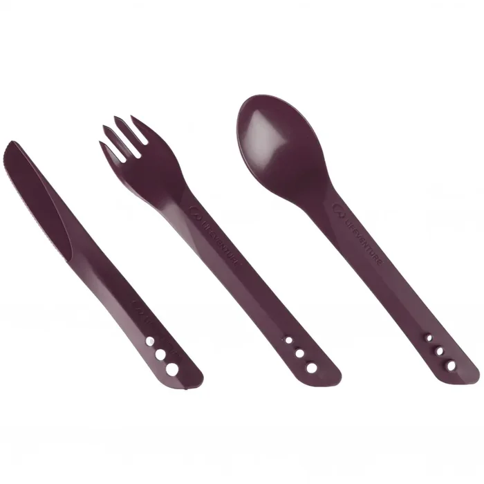 Prix Bas Lifeventure Ellipse Ensemble de couverts, violet