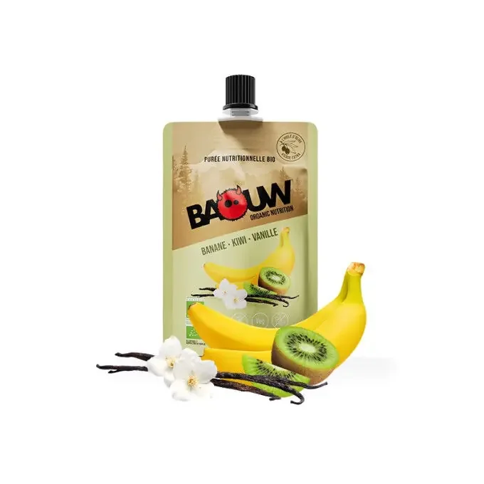 Prix Bas Purée Baouw BIO BANANE KIWI VANILLE 90g