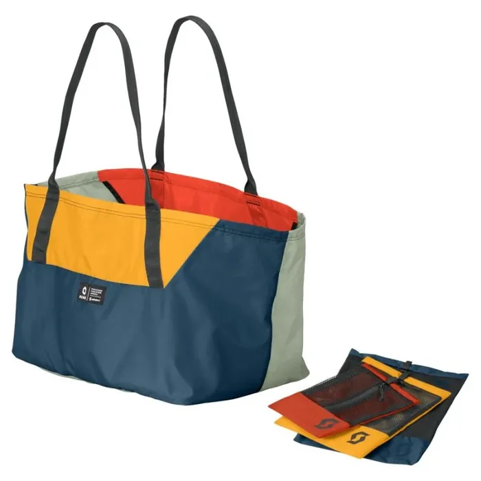 Prix Promo Scott Hauler/Sleeves Remix Bag Gear, lot de 4, vert/bleu