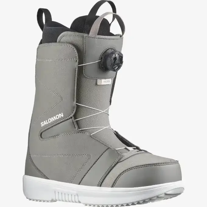 Prix Réduit Boots snowboard Salomon FACTION BOA Steeple Gray/Pewter/White