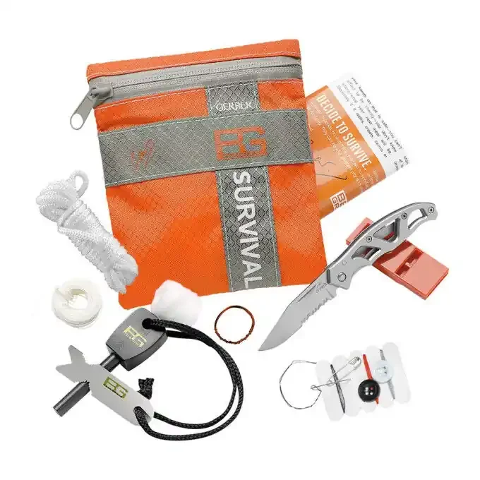 Promotion Saisonnière Kit de survie Gerber BEAR GRYLLS Basic