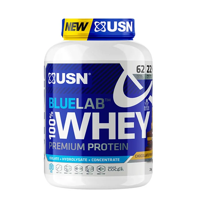 Protéine caramel USN Nutrition Blue Lab 100 % Whey [Taille 2 kg]