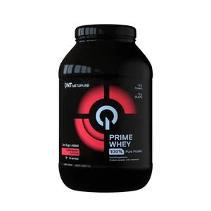 Protéine mélange 100 % d’isolat et de concentré de lactosérum Fraise Prime Whey 908 g