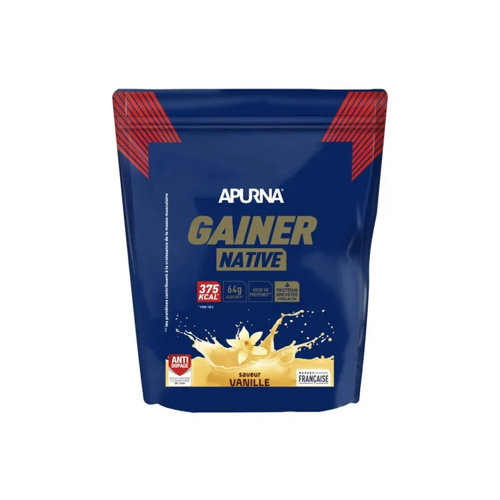 Protéine vanille Apurna Gainer Native Doypack [Taille 1100 g]