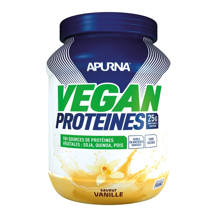 Protéine vanille Apurna Vegan [Taille 660 g]