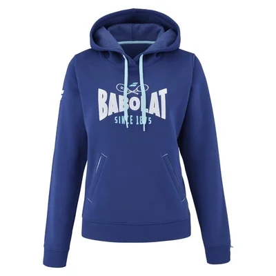 Pull à Capuche Babolat Femme Exercice Sweat Estate Blue