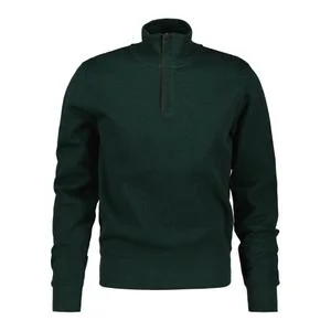 Pull à col montant demi-zip Sacker Rib