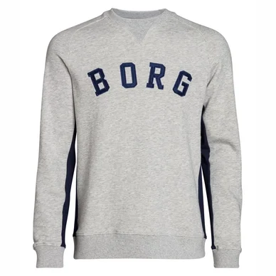 Pull Björn Borg Men Crew Borg Light Grey Melange
