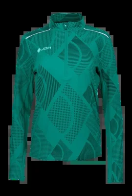 Pull de Sport JDH Femme Carbon Pro Half-Zip Lush Green